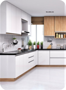 The Charm of Stainless Steel: A Durable and Timeless Choice in Stainless Steel G-Shaped Modular Kitchen