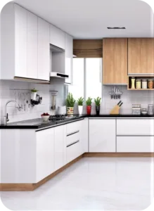 The Charm of Stainless Steel: A Durable and Timeless Choice in Stainless Steel G-Shaped Modular Kitchen