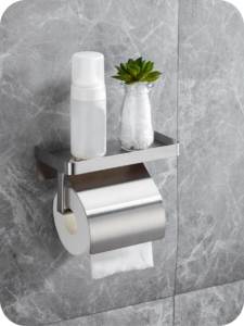 Sleek and Minimalist Design - Redefining Sophistication in Stainless Steel Bathroom Tissue Holder