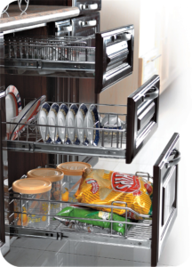 Partition Basket in unique modular kitchen accessories