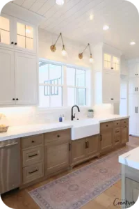 Luxurious Materials and Finishes in U-shaped kitchen