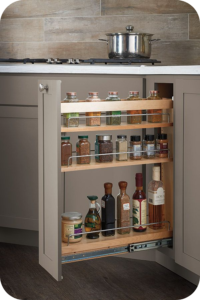 Pull Out 3 Shelves in unique modular kitchen accessories