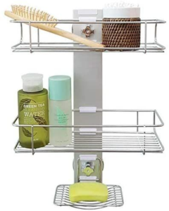 Rust-Resistant for Long-Lasting Durability in Stainless Steel Shower Caddy