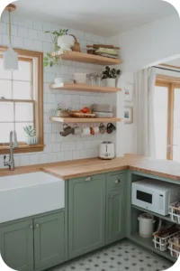 Captivating Design Elements in U-shaped kitchen