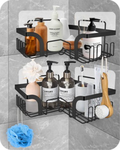 Versatility to Accommodate Various Shower Essentials in Stainless Steel Shower Caddy