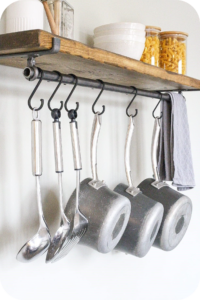 Utensil Hanging Rails: Stylish Accessibility in kitchen accessories