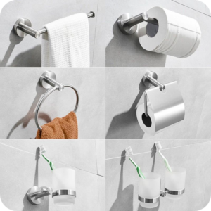 Complementing Bathroom Fixtures - Seamless Integration in Stainless Steel Bathroom Tissue Holder