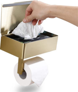 Rust-Resistant - Beauty That Lasts in Stainless Steel Bathroom Tissue Holder