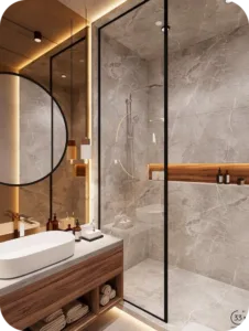 Polished Stainless Steel Mirror: Reflecting Sophistication in bathroom accessories