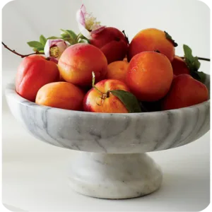 French Marble Fruit Bowl in Nifty Kitchen Accessories