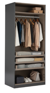 Efficient Space Utilization in Drawer Partition Wardrobe