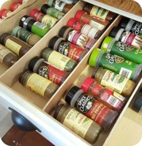 Spice Drawer Inserts in Effortless Cooking and Organizing