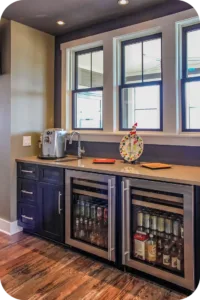 Custom Features and Accessories in custom kitchen