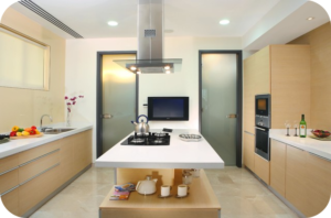 Stainless steel Island Kitchen