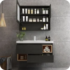 Space Efficiency modern bathroom cabinets