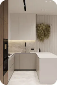 Determine Your Style and Finish modular kitchen shutters 