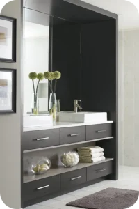 Enhanced Accessibility and Convenience modern bathroom cabinets