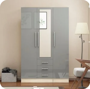 Stainless Steel Wardrobes with Mirrors