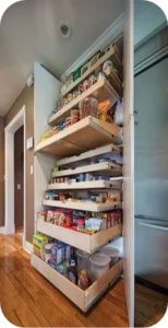 Slide-Out Pantry Shelves