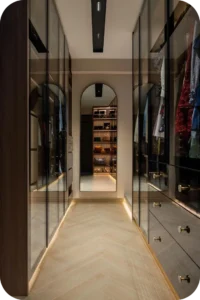 Walk-In Wardrobe in the Bedroom