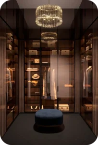 Walk-In Wardrobe in the Bedroom