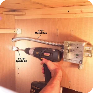 Electric Drill for cabinet installation
