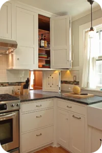 Utilize Door Space Organize Kitchen Cabinets