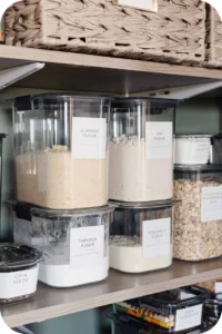 Labeling for Easy Retrieval Organize Kitchen Cabinets