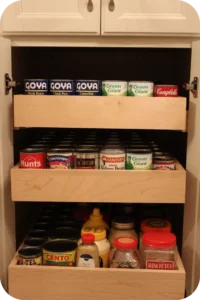 Organize and Enjoy Pull-Out Shelves