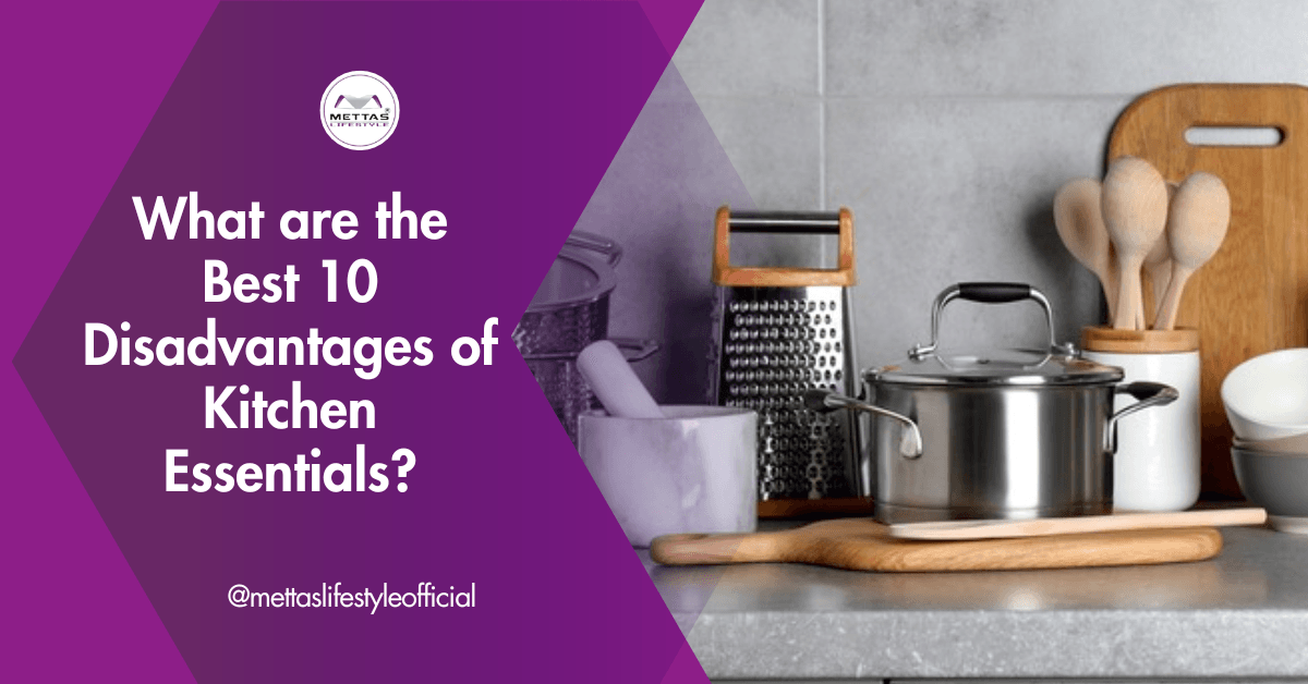 Best 10 Disadvantages of Kitchen Essentials - Mettas lifestyle