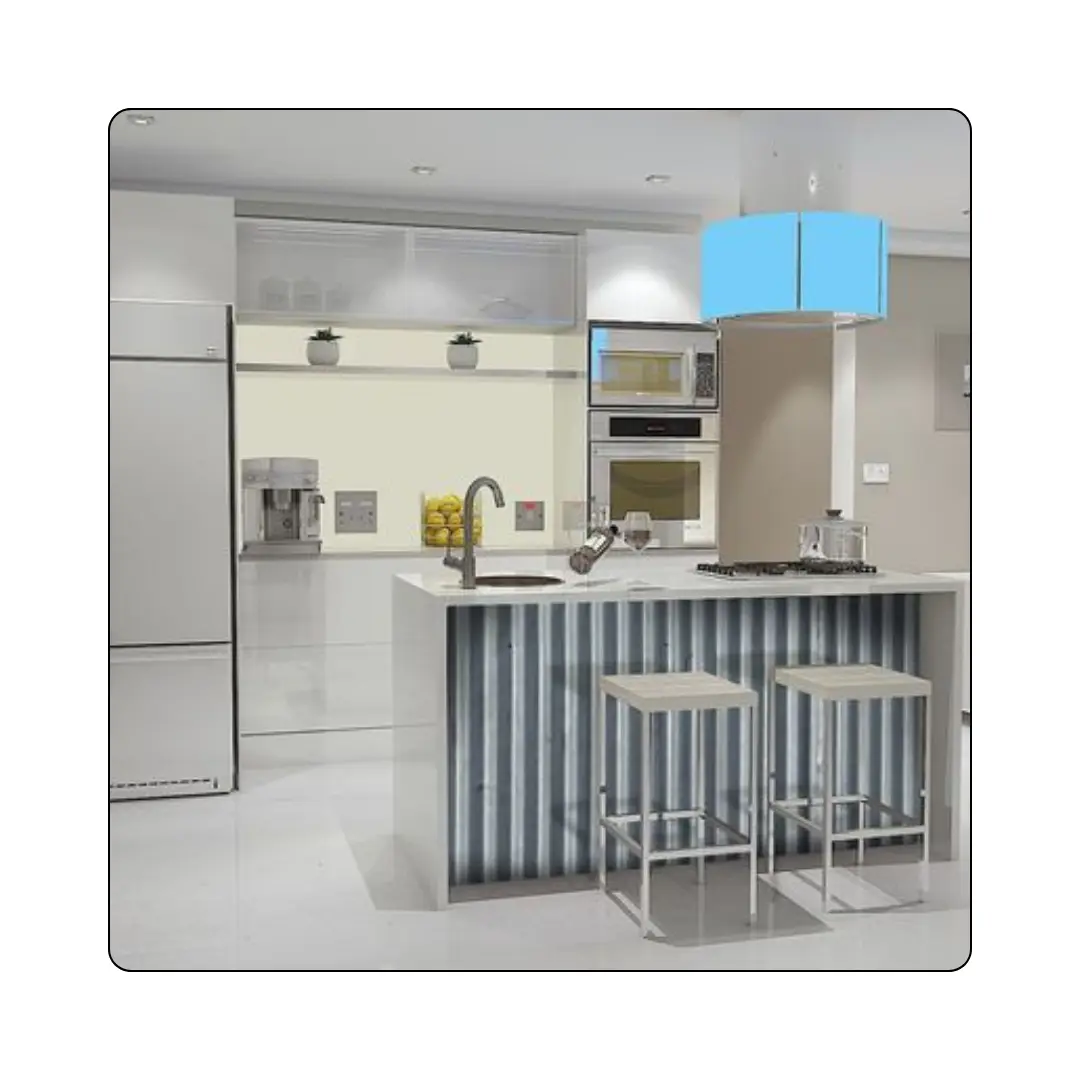 Galvanized Steel Modular Kitchen