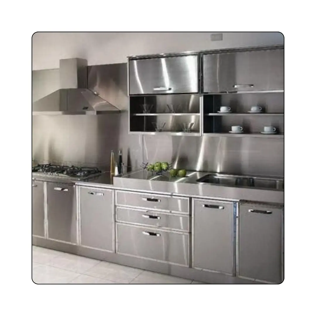 Galvanized Steel Modular Kitchen