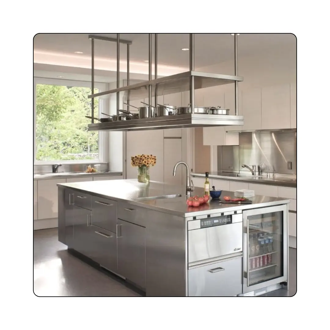 Galvanized Steel Modular Kitchen