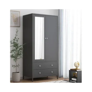 wooden and stainless steel wardrobes