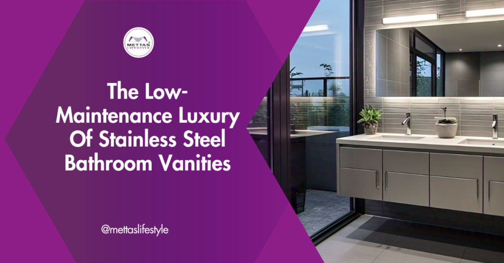 stainless steel bathroom vanities