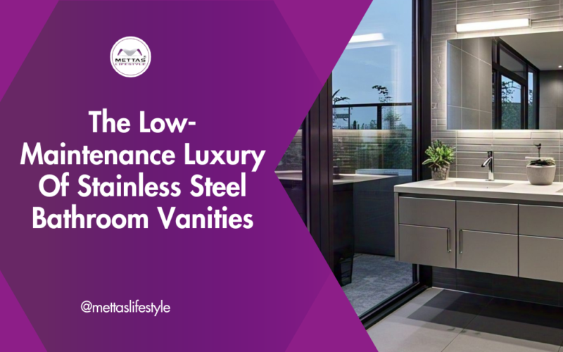 stainless steel bathroom vanities