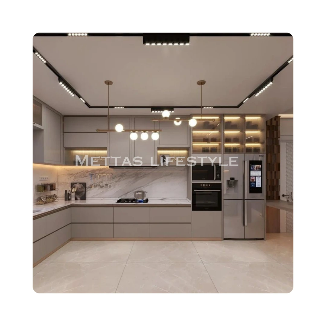 Custom or Hybrid Modular Kitchen Design Models