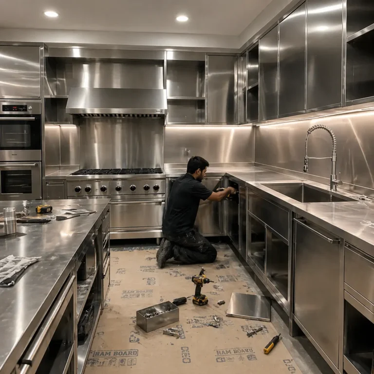 Stainless steel kitchen
